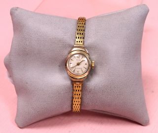 Ladies Vintage Aristo 15 Jewels Rolled Gold Mechanical Wristwatch - I04