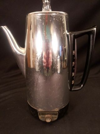 Vintage Ge Immersible 9 Cup Coffee Maker Percolator A2p15