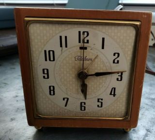 Vintage Telechron Clock Art Deco