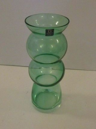 Vintage Dartington Intimates Hooped Vase By Belinda Hornsey With Label