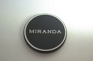 Miranda 46mm Vintage Metal Slip - On Lens Cap