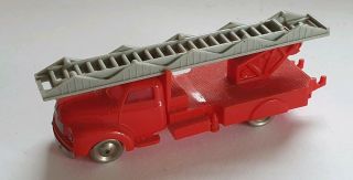 Rare Vintage Lego Bedford Fire Engine Ladder Truck Ho Scale Metal Wheels 1255