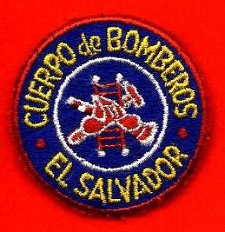 Vintage El Salvador National Fire Department Patch