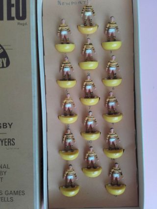 Vintage Subbuteo Table Rugby Team R14 Newport 2