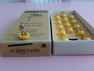 Vintage Subbuteo Table Rugby Team R14 Newport 3