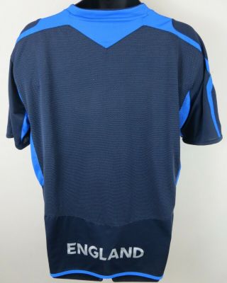 Vtg Umbro England Football Shirt Training Retro Soccer Jersey Camiseta 3 Lions L 4