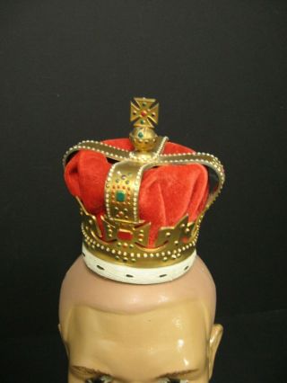 Vintage Wilton Kings Crown Cake Topper Could Be For Child Of Prague Crown