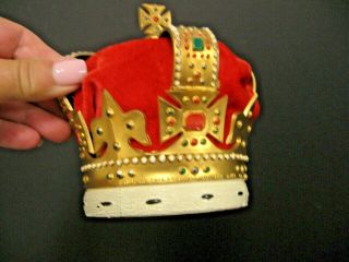 Vintage Wilton Kings Crown Cake Topper Could be for Child of Prague Crown 3