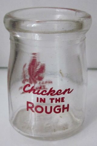 Rare Vintage 1 Oz Creamer Bottle Chicken In The Rough Restaurants Route 66