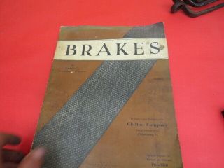 Vintage 1927 - 34 Brake Repair Book Studebaker Cadillac Lasalle