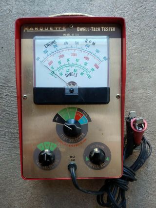 Vintage Marquette Dwell Tach Tester