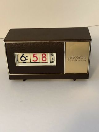 Vintage Seth Thomas Speed - Read Clock - E039 - 001 Walnut