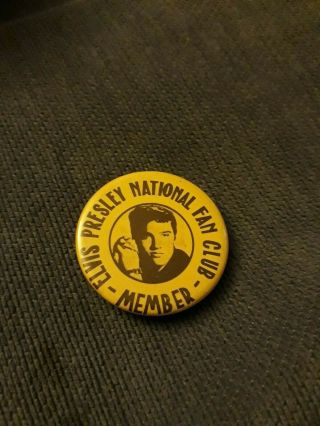Elvis Presley Vintage 1956 Fan Club Badge From Usa