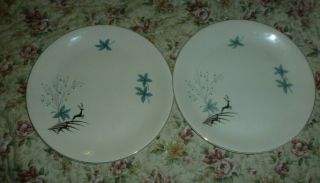 Alfred Meakin Vintage Large Stag Plates