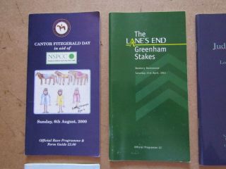 10 x Vintage Newbury Horse Racing Programmes / Racecards from the 2000s 2