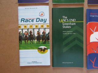 10 x Vintage Newbury Horse Racing Programmes / Racecards from the 2000s 4