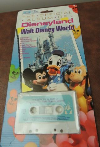 Vintage Walt Disney World - 1988 - Disneyland - Official Album 16 Tunes Cassette