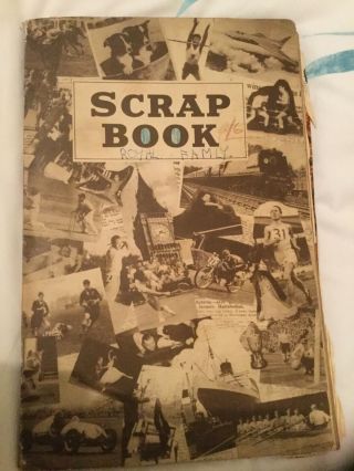 Vintage Crap Book Of The Royal Family,  Old Photographs And Clippings