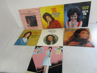 Vintage Vinyl Record Lp Country Music W/ Loretta Lynn Patsy Cline Merle Haggard