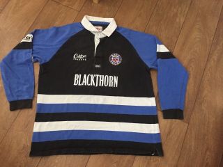 Vintage Cotton Traders Bath Rugby Shirt Long Sleeve