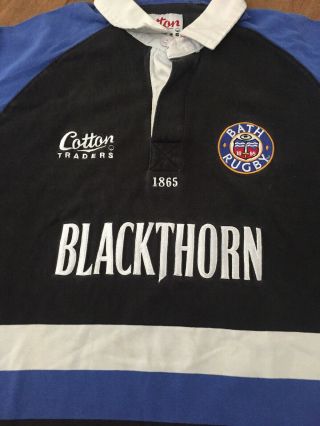 Vintage Cotton Traders Bath Rugby Shirt Long Sleeve 3