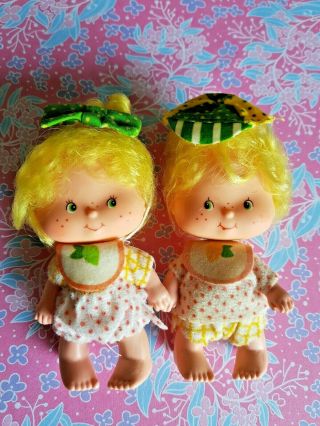 Vintage Strawberry Shortcake Doll Lem N And Ada Twins 1979 Rare Lovely Dolls