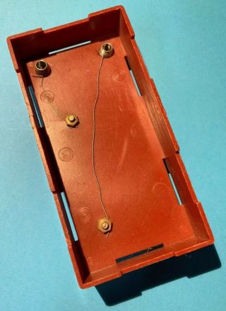 Vintage Red Plastic Telegraph Key - Morse Code ham radio 2