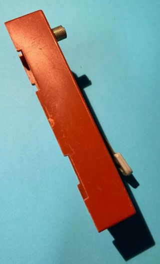 Vintage Red Plastic Telegraph Key - Morse Code ham radio 3