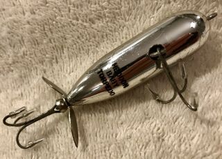 Fishing Lure James Heddon Baby Torpedo Chrome Beauty Tackle Box Crank Bait 4