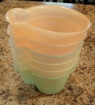 Vintage Tupperware Millionaire Line Stacking Cups/mugs