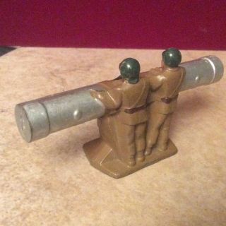 Vintage Military Soldier/Canon Metal Lead figurine 2