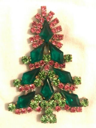 Vintage Style Hand Made - A Pin Christmas Tree Signed Husar.  D 7