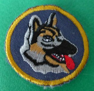 South African Police Sap K9 Dog Handlers Alsatian Vintage Field Dress Badge