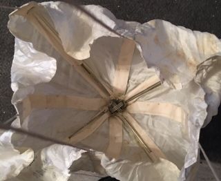 Small Vintage Parachute Hayes Mfg Corp Date March 1943