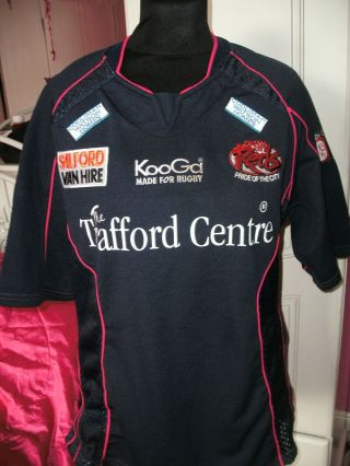 Rugby Shirt Kooga Salford City Reds Jersey Trikot Medium Vintage