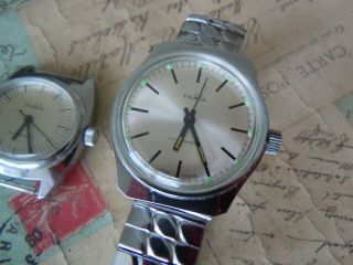 TWO VINTAGE MECHANICAL RUHLA WRISTWATCHED MADE IN GDR 2