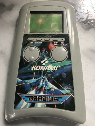 Konami Gradius Electronic Handheld Video Game Vintage 1989 Lcd Tiger