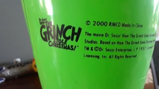 INFLATABLE GRINCH - 2000 How The Grinch Stole Christmas movie film promo VTG 2