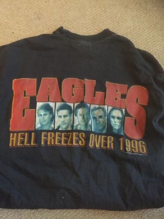 Vintage T Shirt The Eagles Hell Freezes Over 1996
