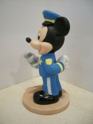 VTG Disney Mickey Mouse Traffic Police/Cop Officer Ceramic Figure 4 