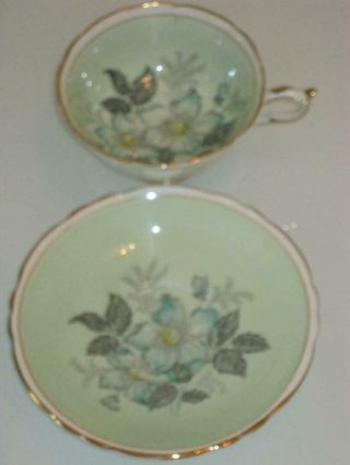 Stunning Vintage Paragon Porcelain Floral Decorated Cup&saucer Duo
