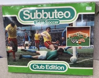 Vintage Subbuteo Club Edition Table Soccer Miniature Football Game 448