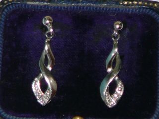 Vintage Diamond Earrings 2
