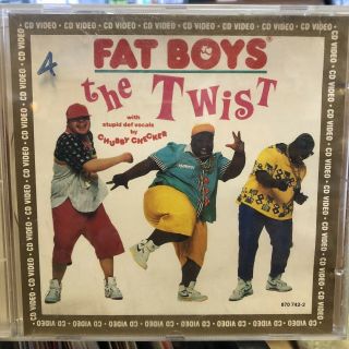 Fat Boys - The Twist Music Cd Video Vintage Gold Disc