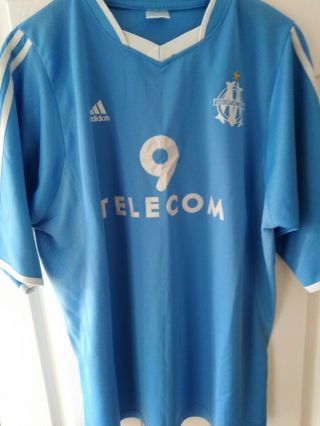 Olympique Marseille Home Shirt,  Xl,  Vintage Classic,  Adidas