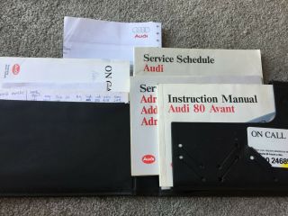 Vintage VAG VW Audi BMW Mercedes Owners Manuals Packs Folders Service Quattro 4