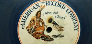Vintage 78 RPM American Record Co.  Regimental Band of Republic Indian Hawthorne 3