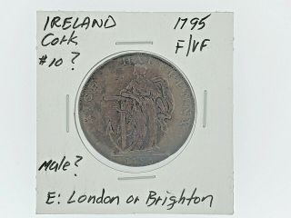 1795 Vintage Irish Half Penny Coin