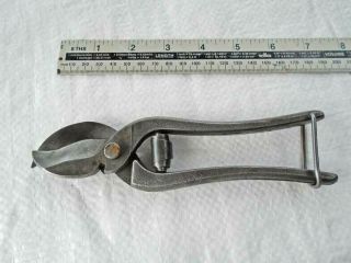 Vintage Small Ladies 7 " Pruning Secateurs Old Tool