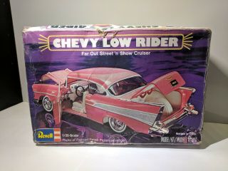 Revell Vintage 1/25 Chevy Low Rider Model Kit Pink W/ Box Show Cruiser